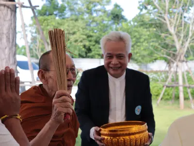 พิธีสมโภชรูปหล่อหลวงปู่ขาว อนาลโย 14 ส.ค.69