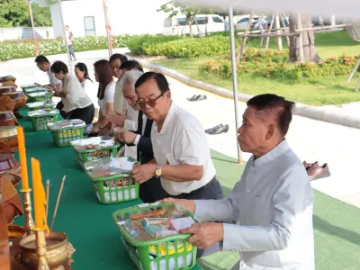 พิธีสมโภชรูปหล่อหลวงปู่ขาว อนาลโย 14 ส.ค.69