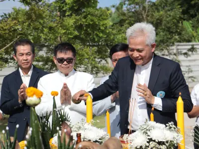 พิธีสมโภชรูปหล่อหลวงปู่ขาว อนาลโย 14 ส.ค.69