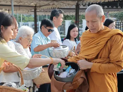 พิธีสมโภชรูปหล่อหลวงปู่ขาว อนาลโย 14 ส.ค.69