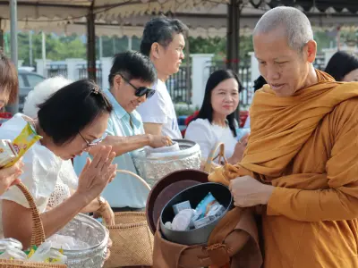 พิธีสมโภชรูปหล่อหลวงปู่ขาว อนาลโย 14 ส.ค.69