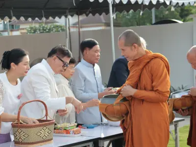 พิธีสมโภชรูปหล่อหลวงปู่ขาว อนาลโย 14 ส.ค.69