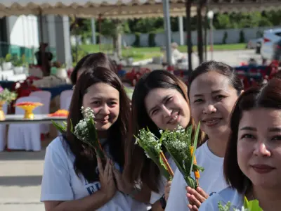 พิธีสมโภชรูปหล่อหลวงปู่ขาว อนาลโย 14 ส.ค.69