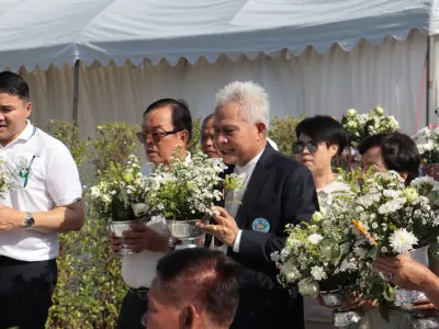 พิธีสมโภชรูปหล่อหลวงปู่ขาว อนาลโย 14 ส.ค.69