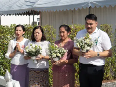พิธีสมโภชรูปหล่อหลวงปู่ขาว อนาลโย 14 ส.ค.69