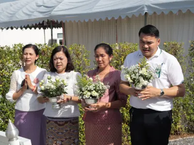 พิธีสมโภชรูปหล่อหลวงปู่ขาว อนาลโย 14 ส.ค.69