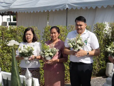 พิธีสมโภชรูปหล่อหลวงปู่ขาว อนาลโย 14 ส.ค.69