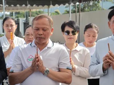 พิธีสมโภชรูปหล่อหลวงปู่ขาว อนาลโย 14 ส.ค.69