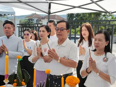 พิธีสมโภชรูปหล่อหลวงปู่ขาว อนาลโย 14 ส.ค.69