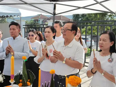 พิธีสมโภชรูปหล่อหลวงปู่ขาว อนาลโย 14 ส.ค.69