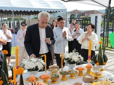 พิธีสมโภชรูปหล่อหลวงปู่ขาว อนาลโย 14 ส.ค.69