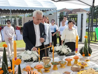 พิธีสมโภชรูปหล่อหลวงปู่ขาว อนาลโย 14 ส.ค.69