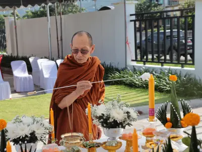 พิธีสมโภชรูปหล่อหลวงปู่ขาว อนาลโย 14 ส.ค.69